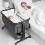 Baby Bassinet REVIEW: Baby Bassinet, Bedside Sleeper for Baby, Easy Folding Portable Crib with Storage Basket for Newborn, Bedside Bassinet, Comfy Mattress